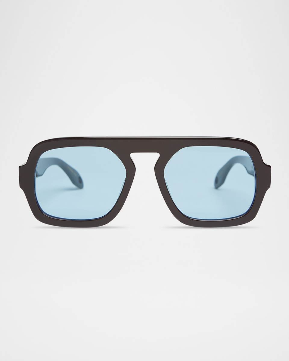 Jane Acetate Aviator Sunglasses